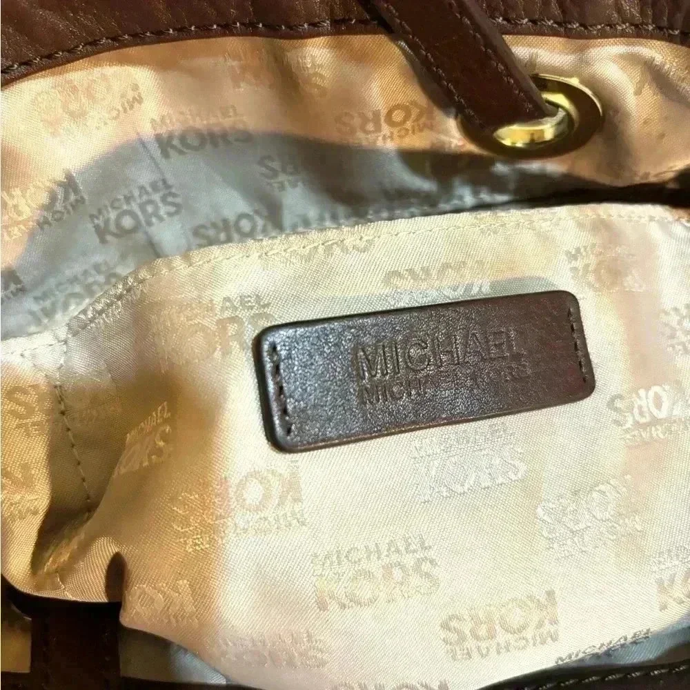 Michael kors MK signature print canvas tote handbag